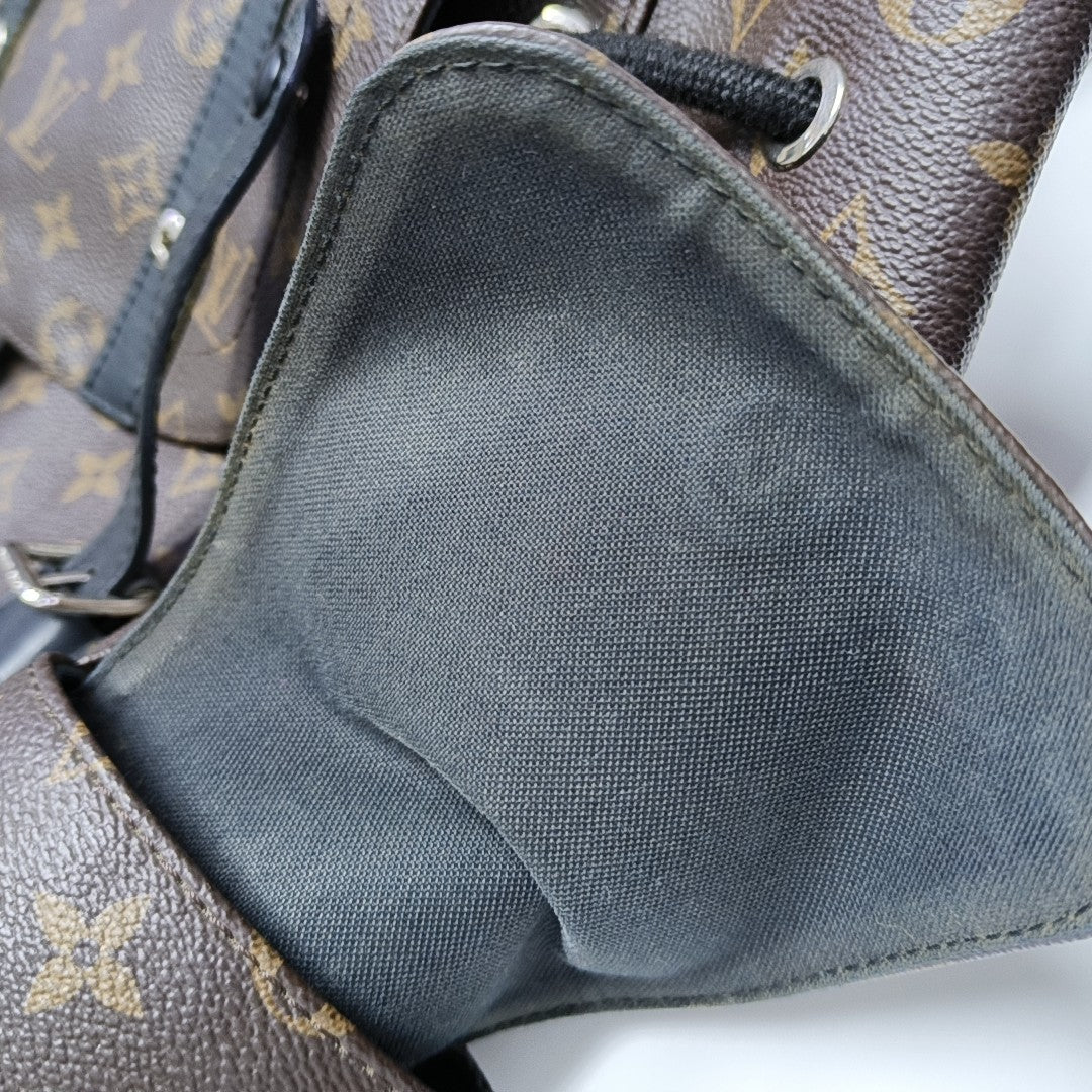 CHRISTOPHER MM Monogram Coated Canvas Brown
