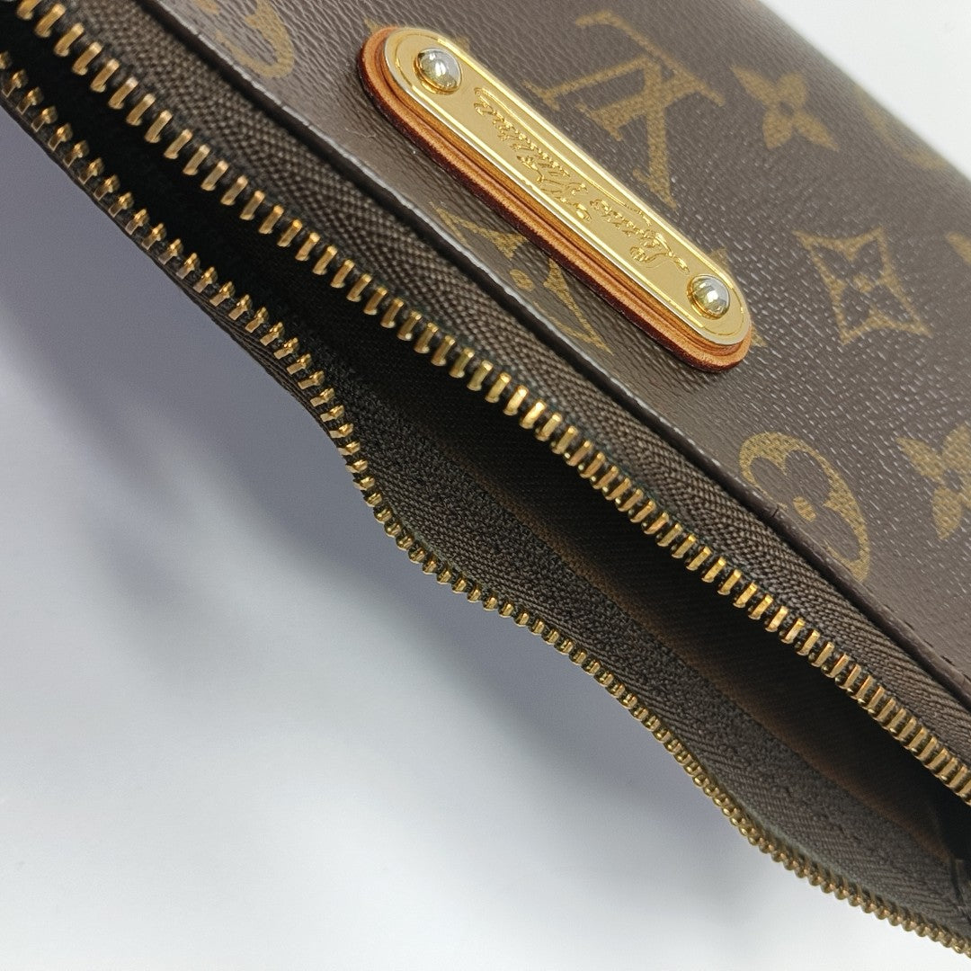 EVA Monogram Coated Canvas Brown