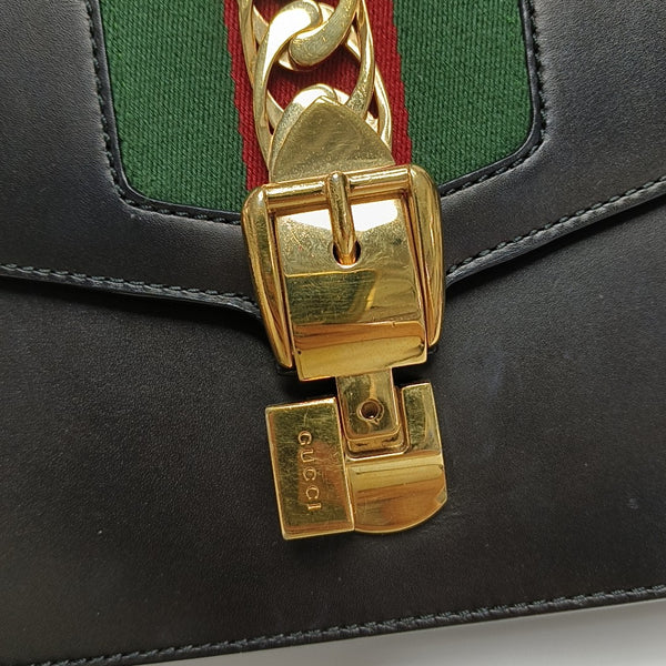 Sylvie Small Calfskin Black