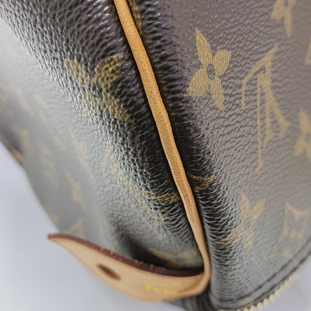 SPEEDY 30 Monogram Coated Canvas Brown