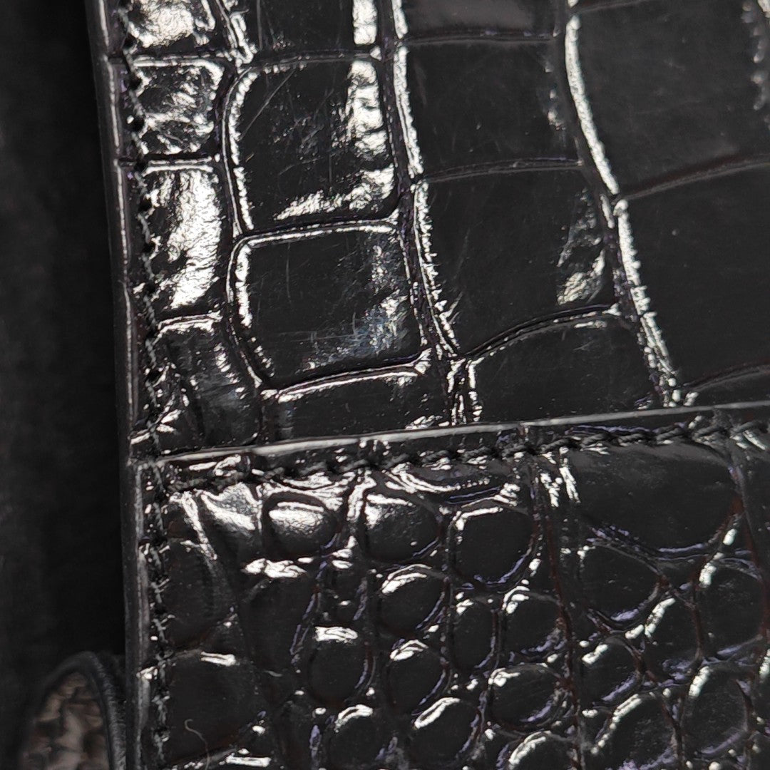 Hourglass XS Calfskin Black