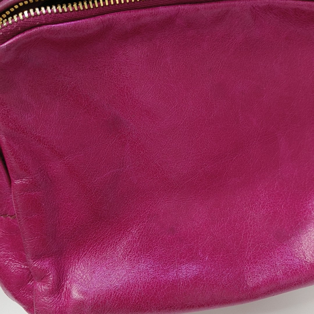 Calfskin Shoulder Bag Pink