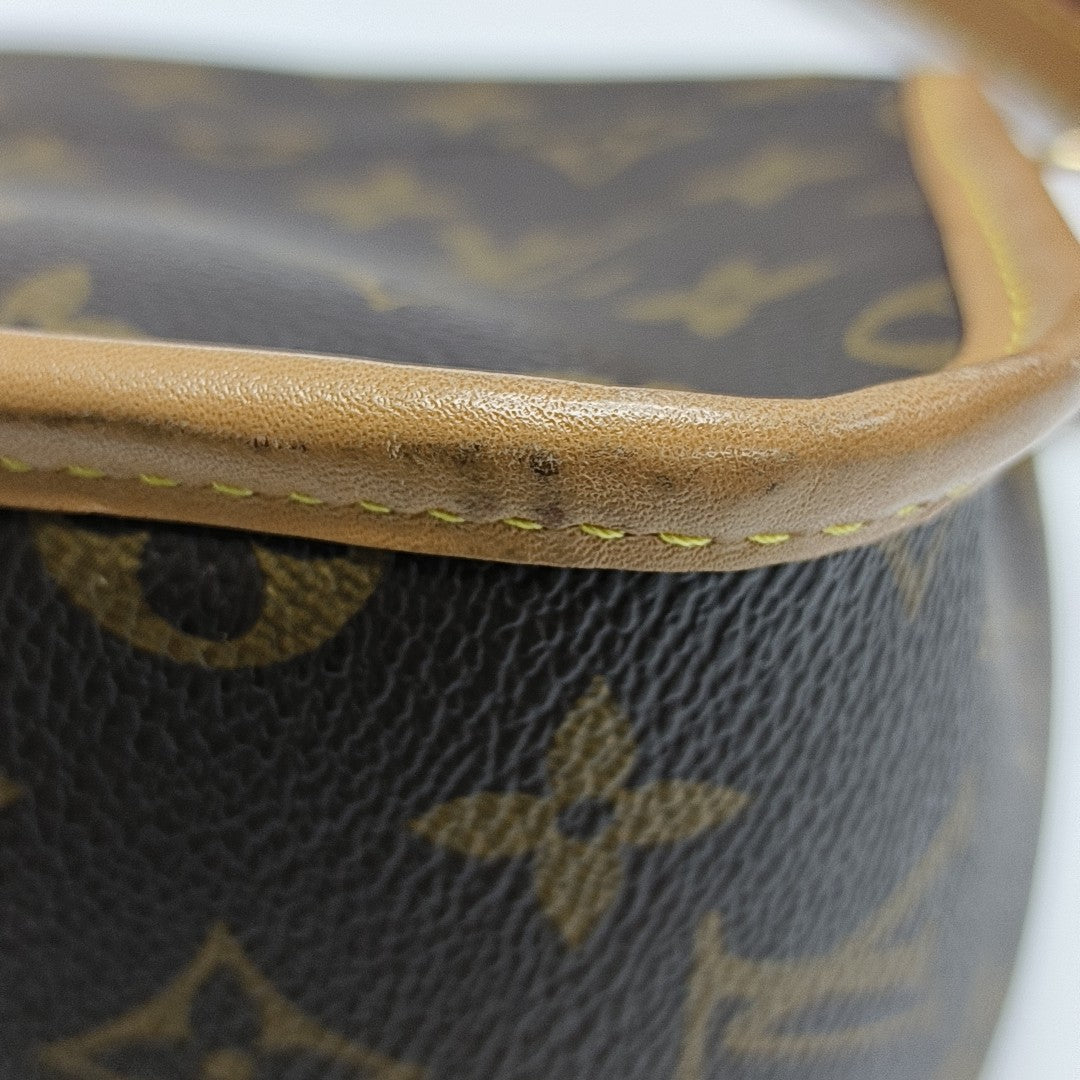 DIANE Monogram Coated Canvas Brown