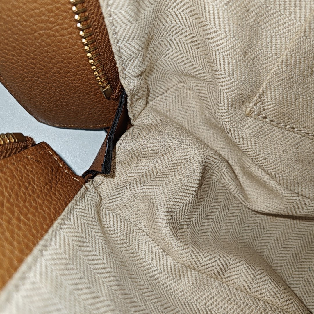 Puzzle Small Calfskin Brown