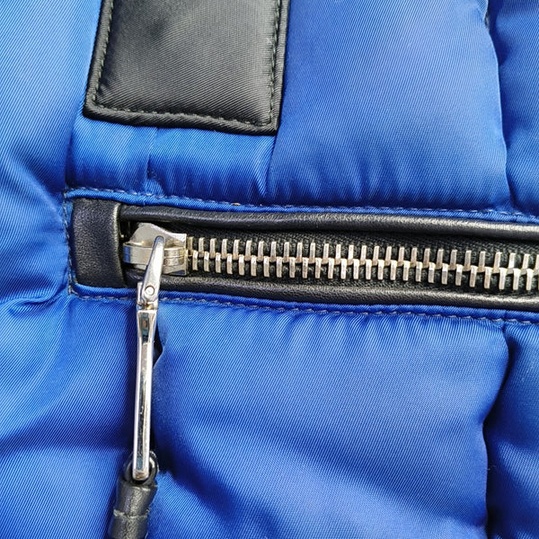 Quilted Nylon Blue
