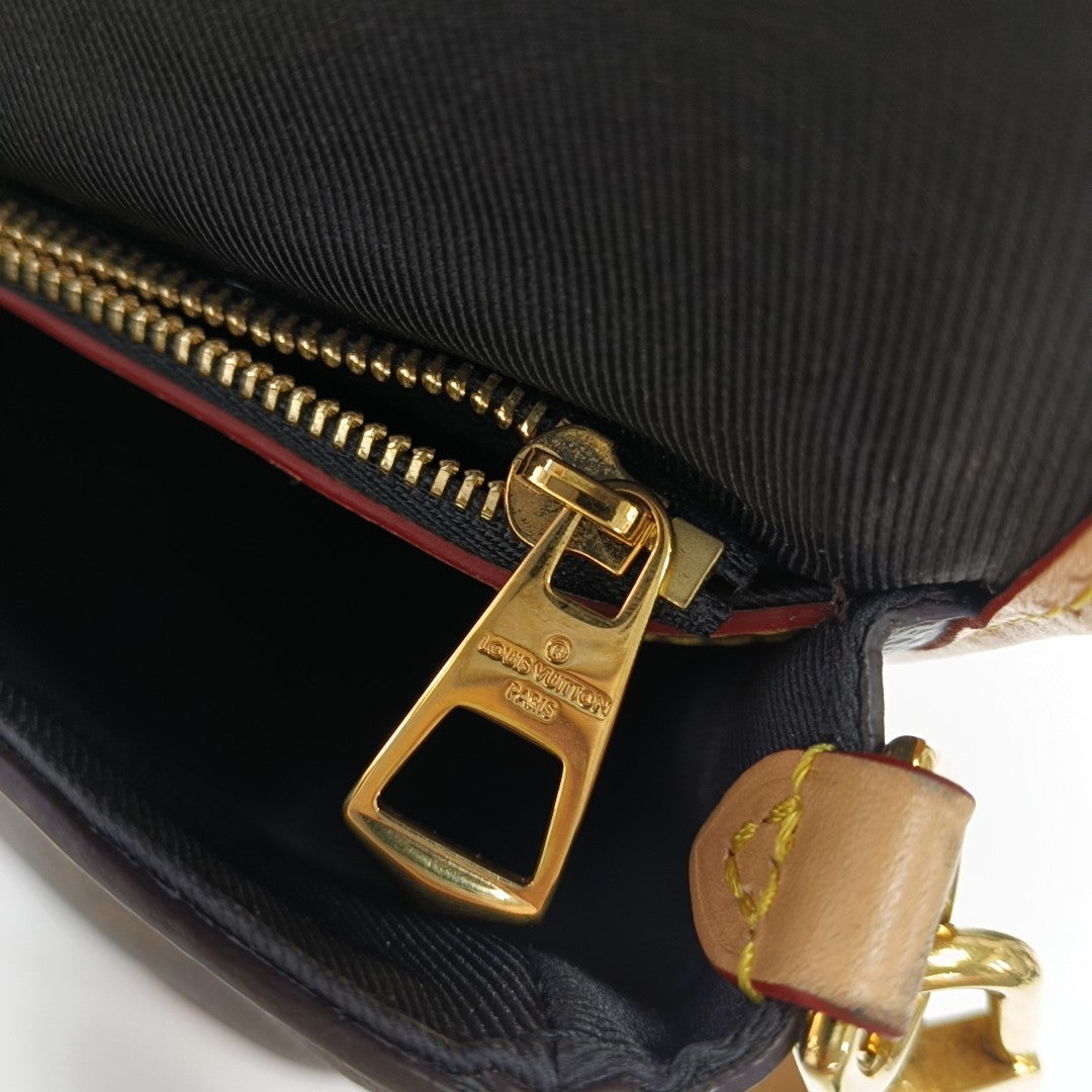 DIANE Monogram Coated Canvas Brown
