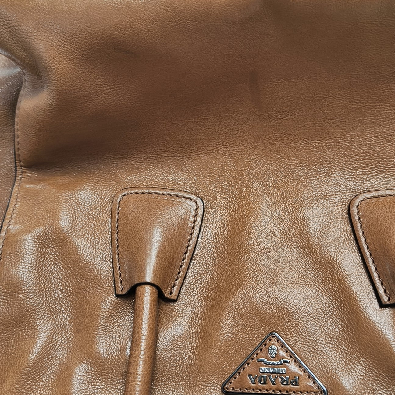 Calfskin Tote Bag Brown