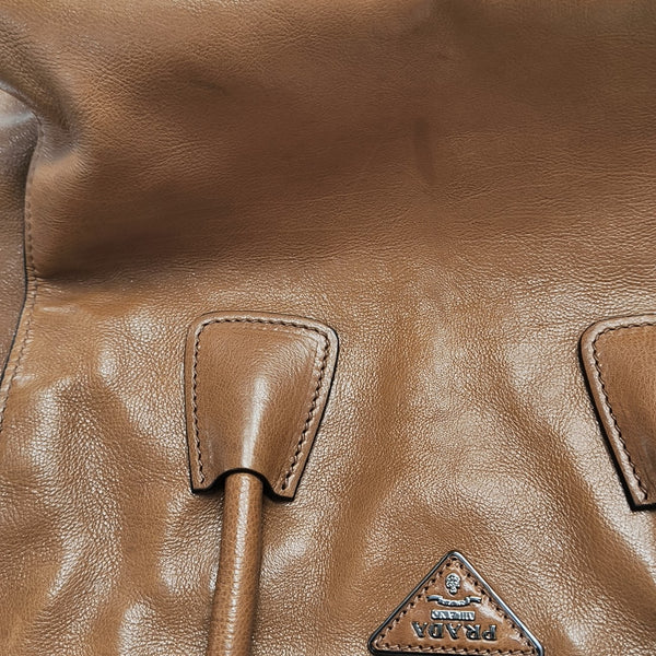 Calfskin Tote Bag Brown