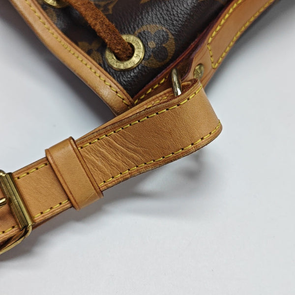 NOÉ BB Monogram Coated Canvas Brown