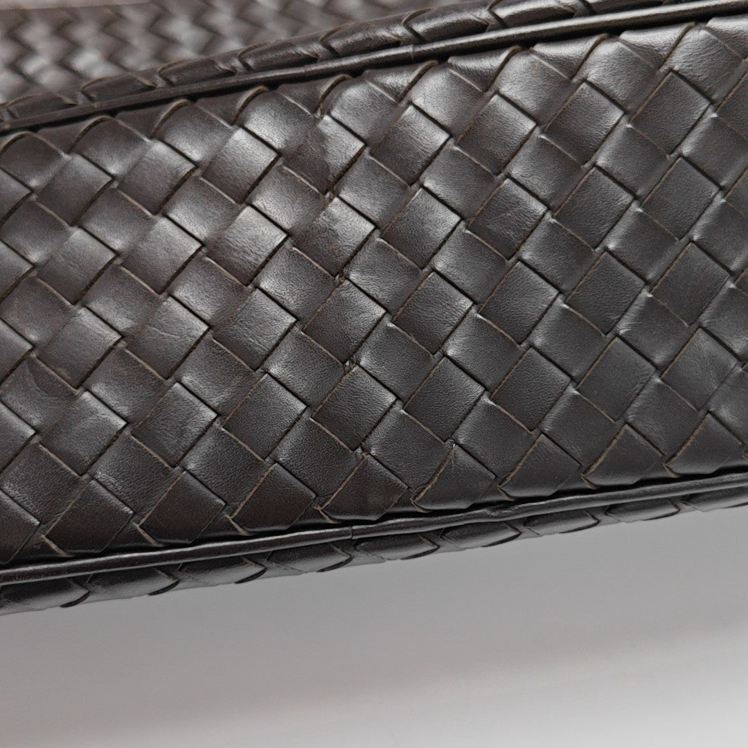 Calfskin Shoulder Bag Brown