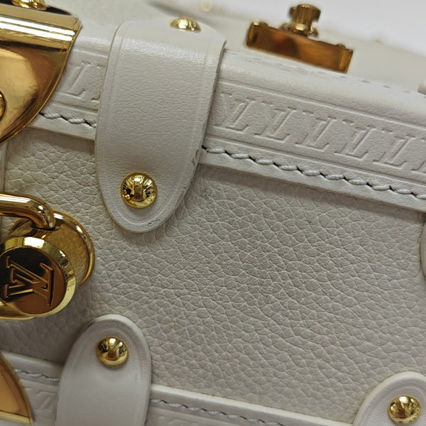 SIDE TRUNK PM Calfskin Beige