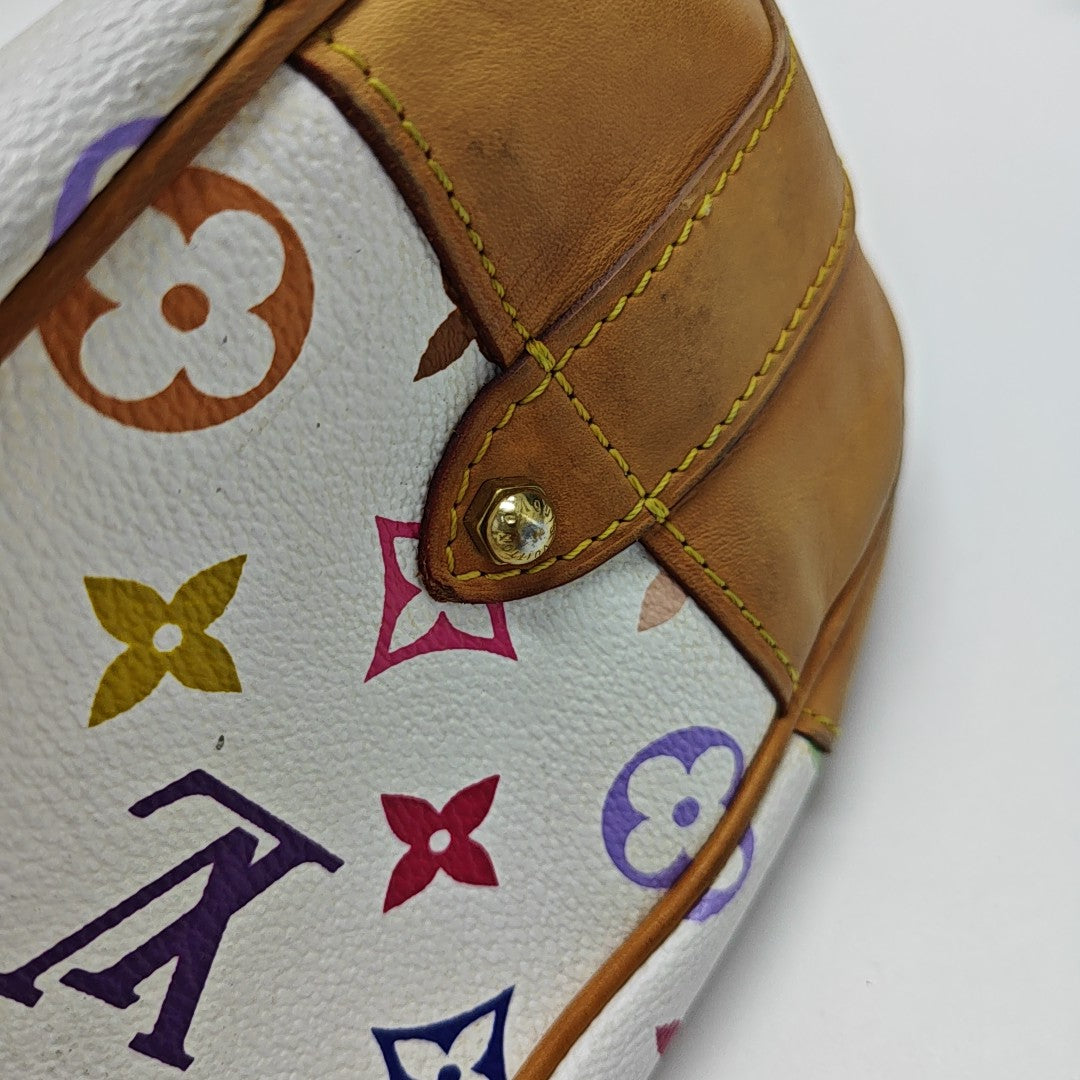 LV × TM GRETA Monogram Coated Canvas White