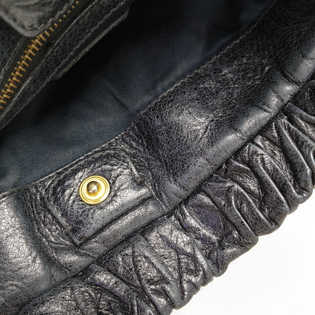 Calfskin Tote Bag Black