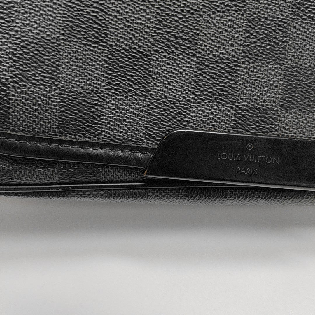 DANIEL Damier Graphite Coated Canvas Gray
