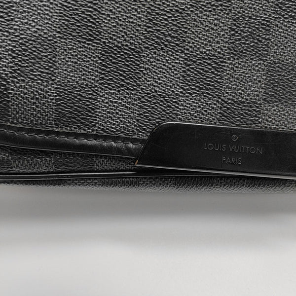 DANIEL Damier Graphite Coated Canvas Gray