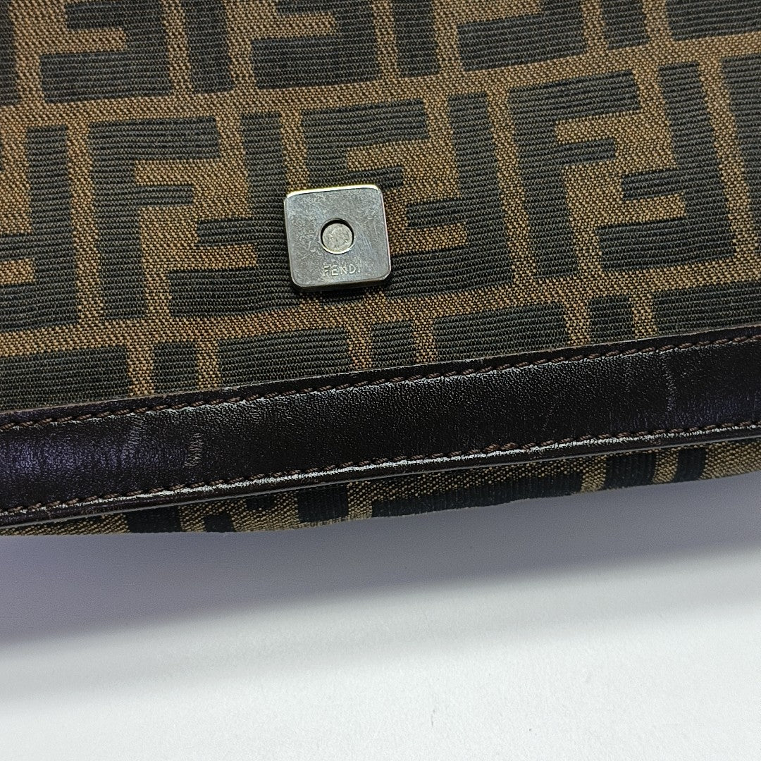 Canvas Shoulder Bag Brown