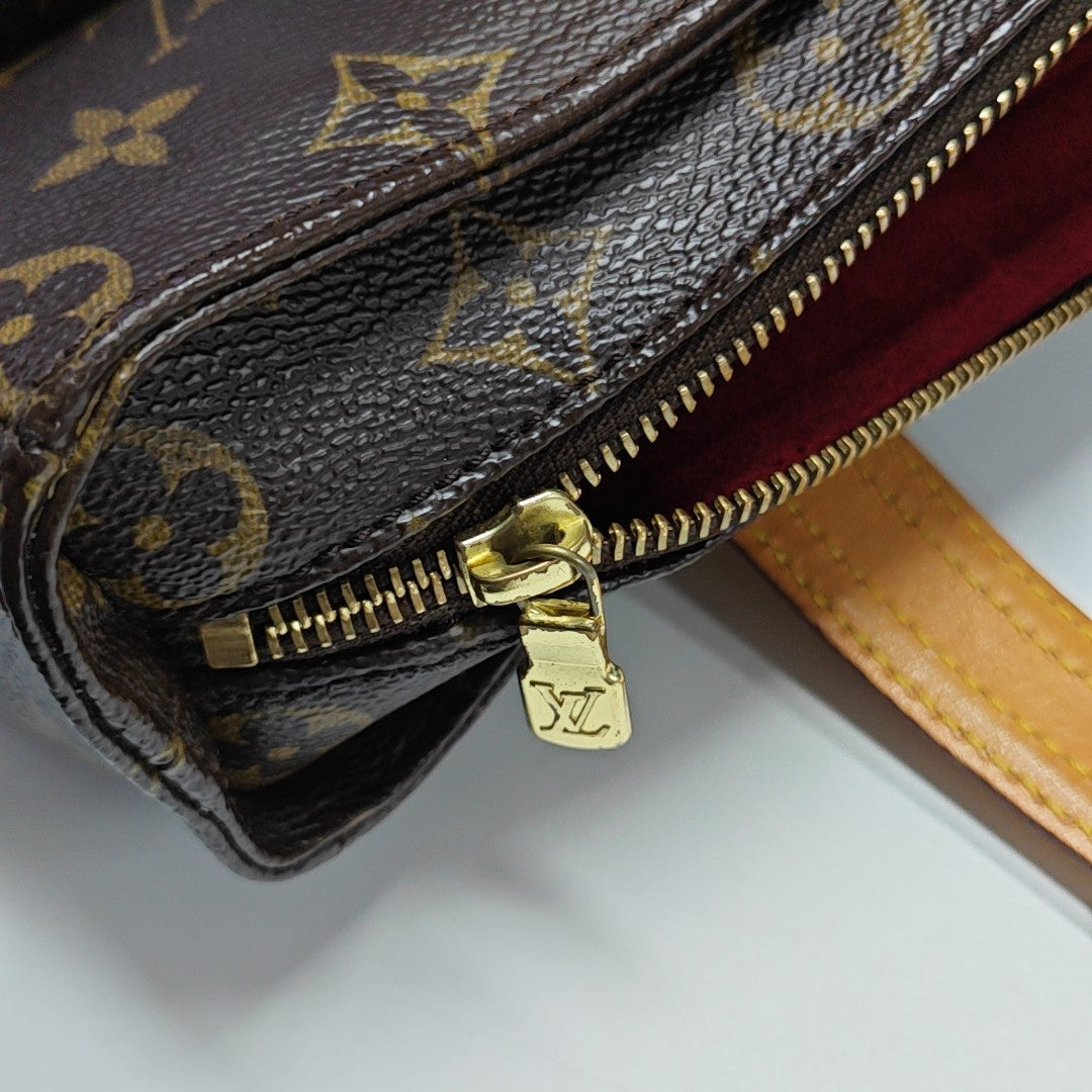 MULTIPLE Monogram Coated Canvas Brown