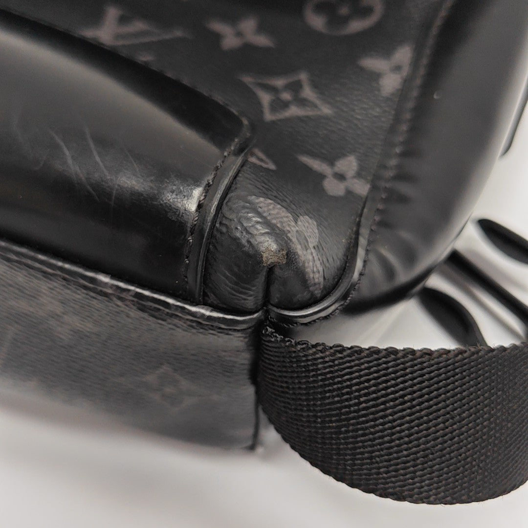 VOYAGER PM Monogram Coated Canvas Black