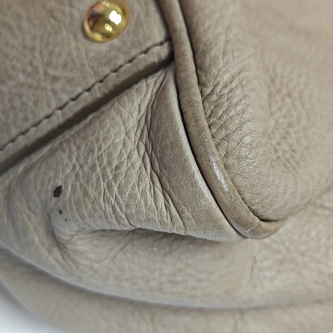 Calfskin Tote Bag Beige
