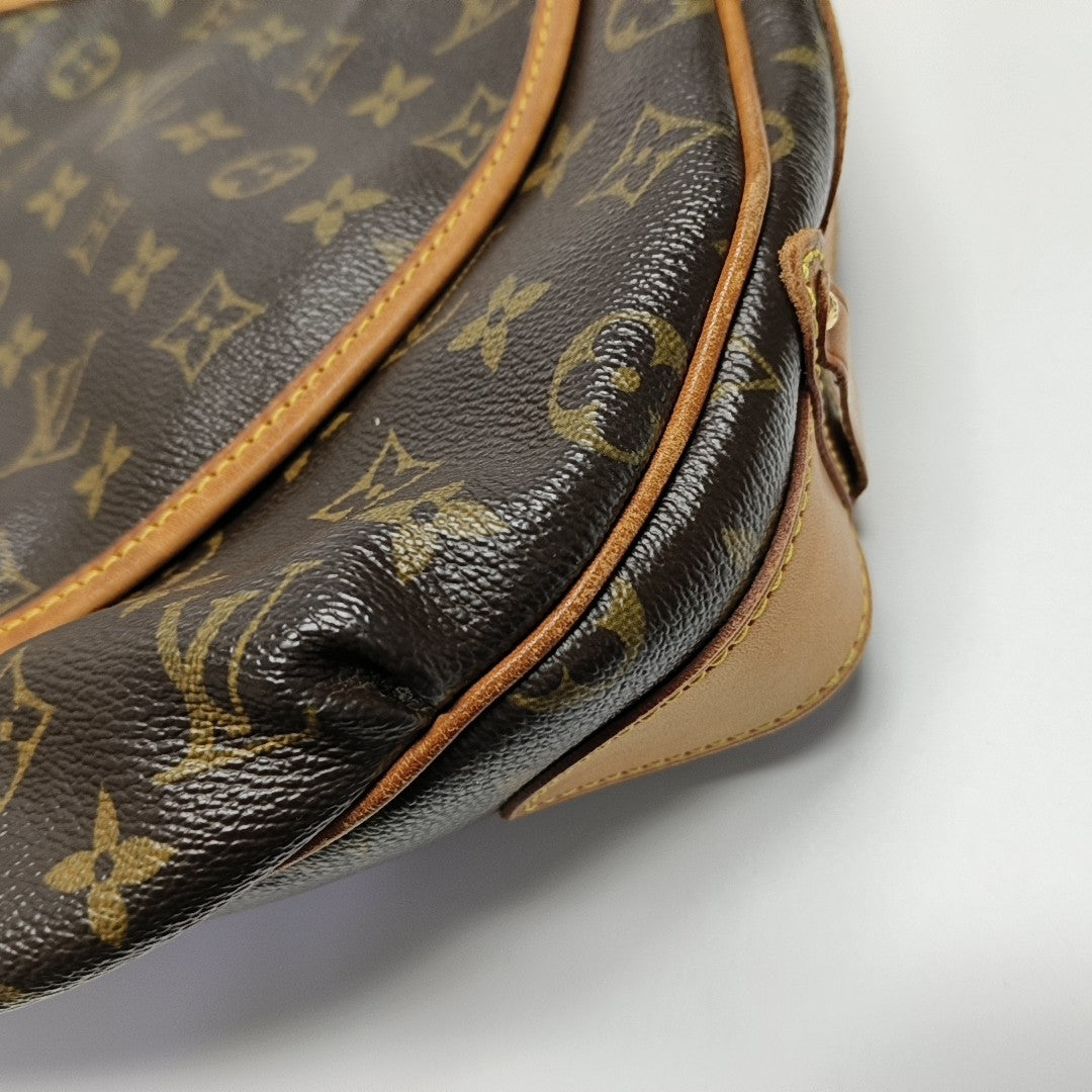 TULUM GM Monogram Coated Canvas Brown