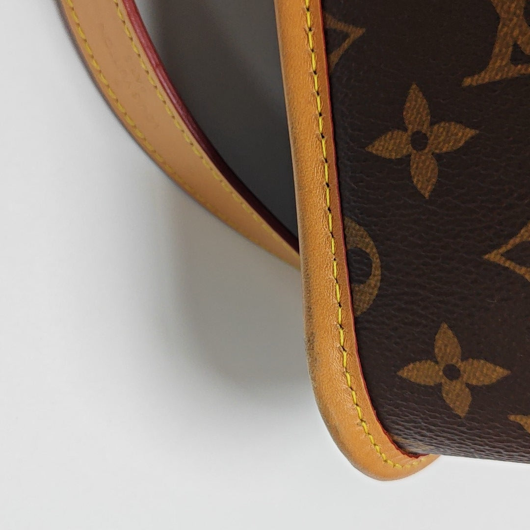 DIANE Monogram Coated Canvas Brown