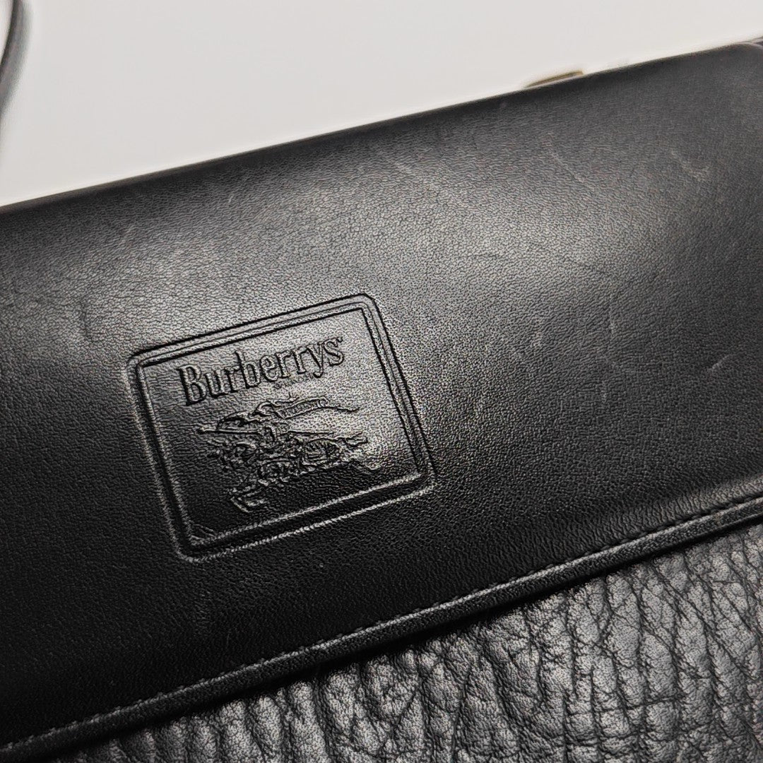 Calfskin Shoulder Bag Black