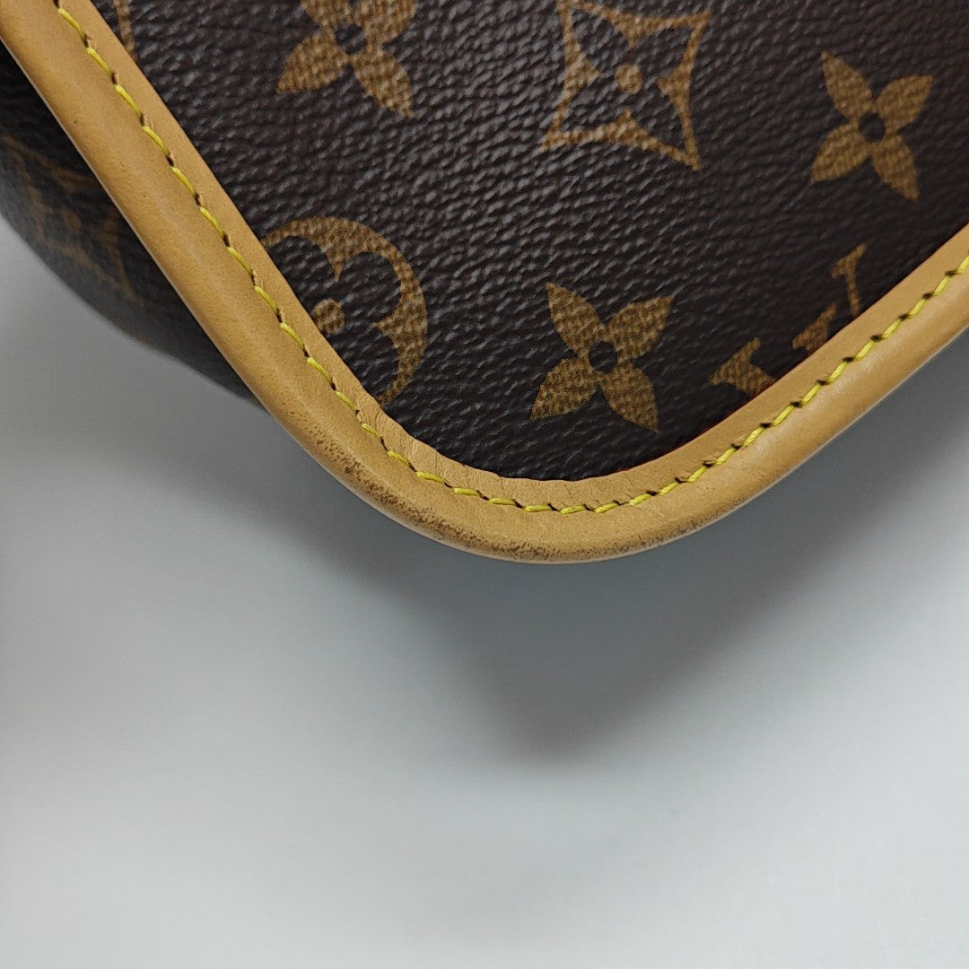 DIANE Monogram Coated Canvas Brown
