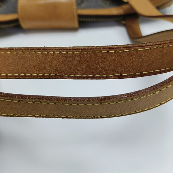STRESA Monogram Coated Canvas Brown