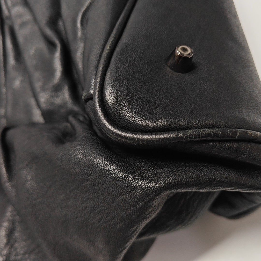 Calfskin Tote Bag Black
