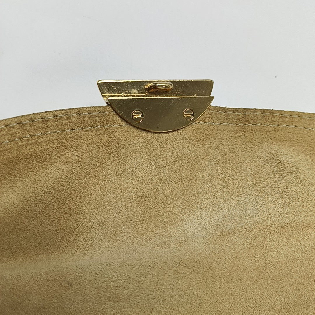 Suede Shoulder Bag Brown