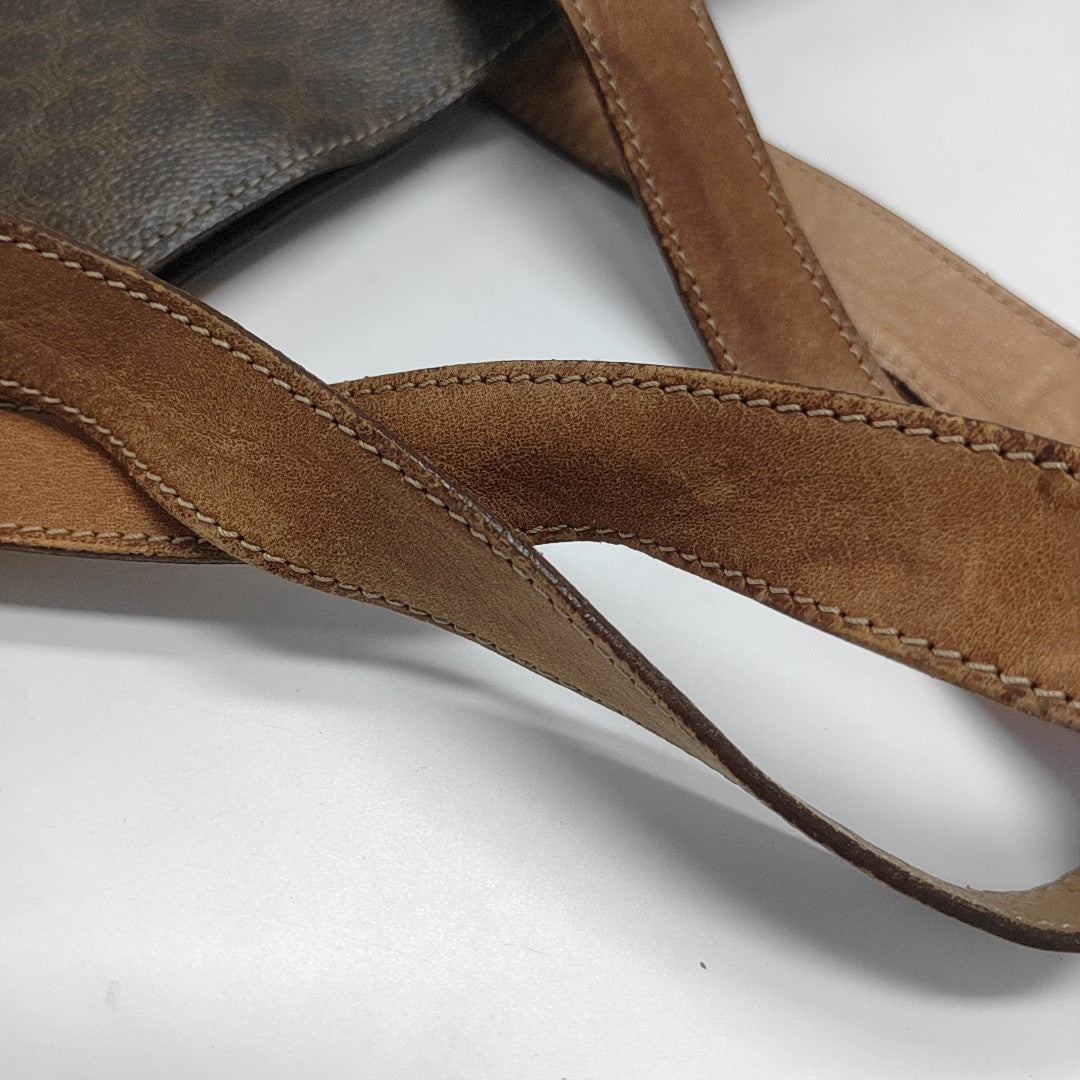 MACADAM SHOPPING BAG Coated Canvas Brown