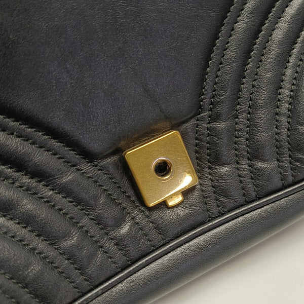 GG Marmont Medium Quilted Calfskin Black