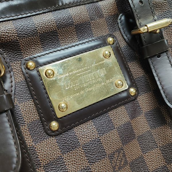 BERKELEY Damier Ebene Coated Canvas Brown