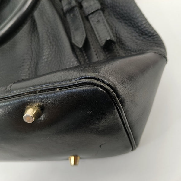 Calfskin Tote Bag Small Black