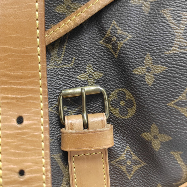 SAUMUR Monogram Coated Canvas Brown