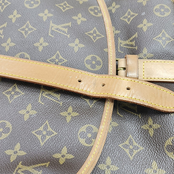 SAUMUR 35 Monogram Coated Canvas Brown