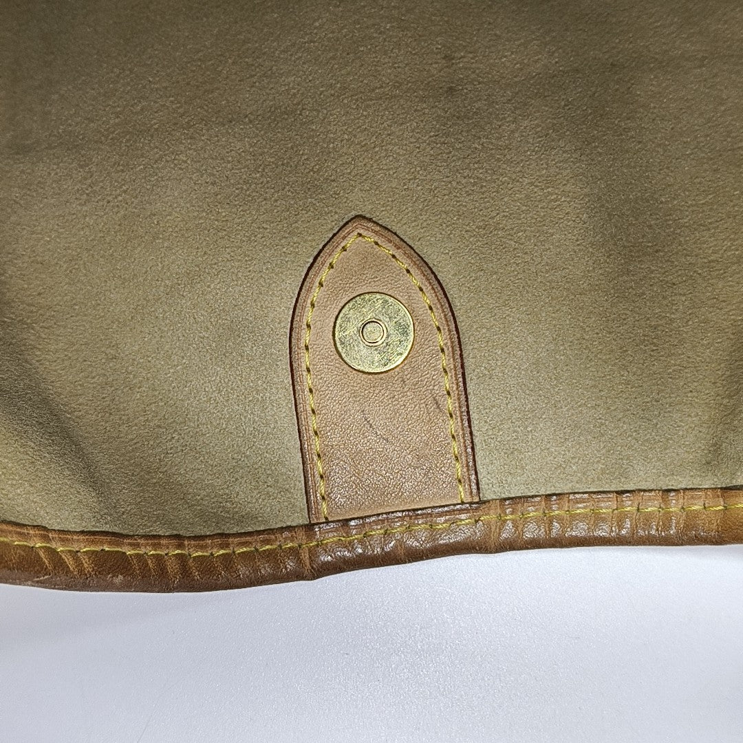 GALLIERA PM Damier Azur Coated Canvas White