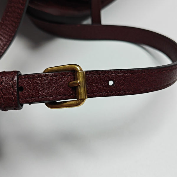 Monogram Canvas Shoulder Bag Red