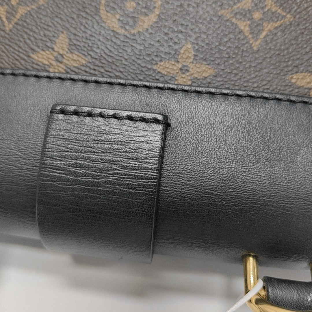 LOCKY BB Monogram Coated Canvas Brown