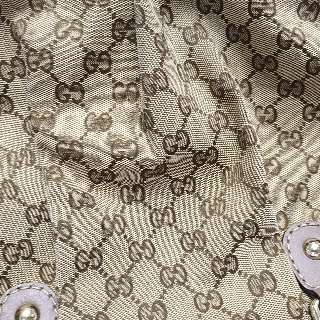 Sukey Monogram Canvas Beige