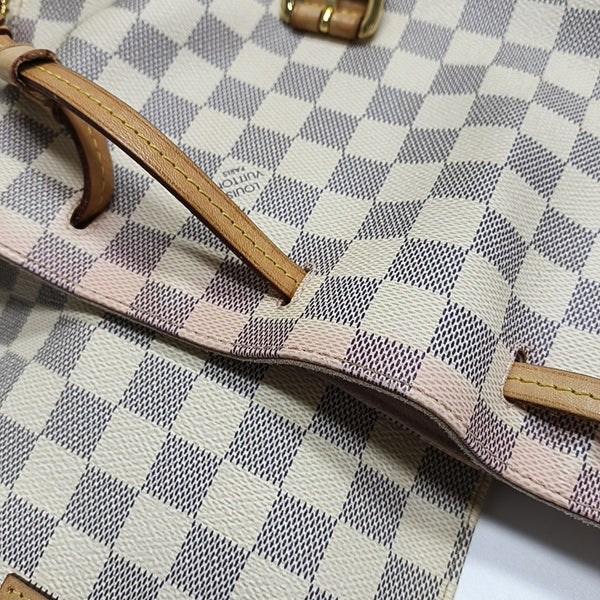SPERONE Damier Azur Coated Canvas White