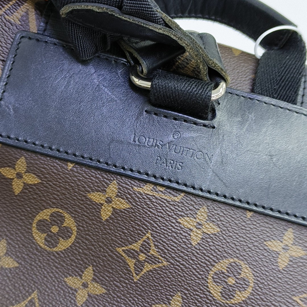 CHRISTOPHER MM Monogram Coated Canvas Brown