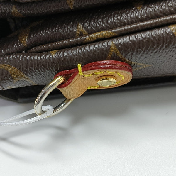 MÉTIS MM Monogram Coated Canvas Brown