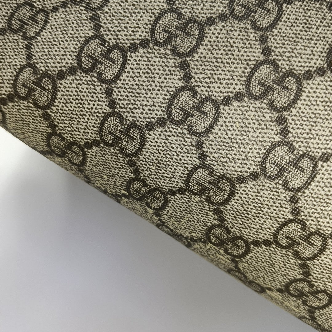 Padlock Small Monogram Coated Canvas Beige
