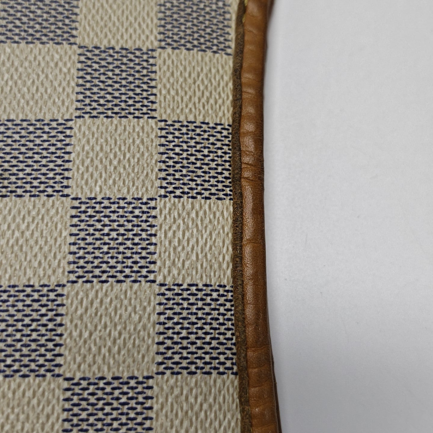 GALLIERA PM Damier Azur Coated Canvas White