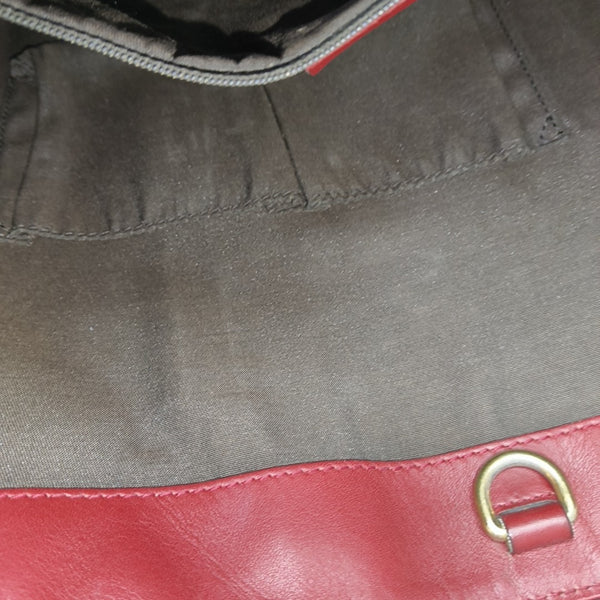 Calfskin Tote Bag Red