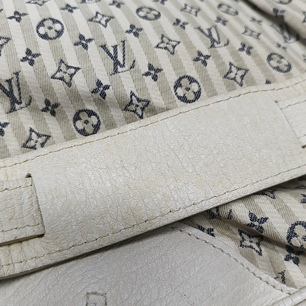 CROISETTE SAC MARINA Monogram Canvas White