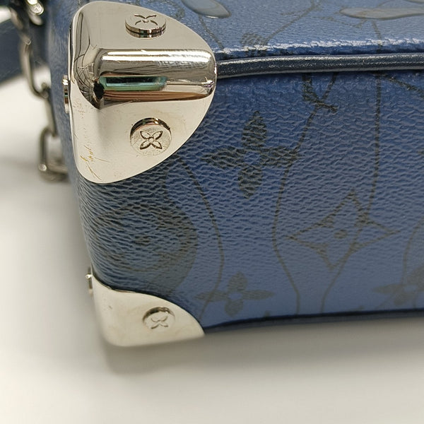 SOFT TRUNK Mini Monogram Coated Canvas Blue