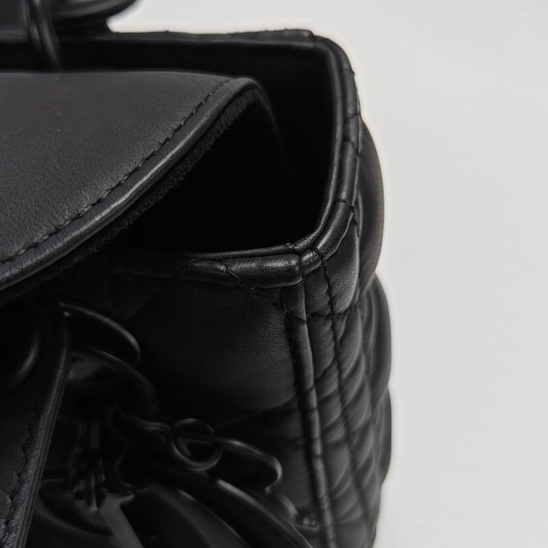 Lady Dior Small Cannage Calfskin Black