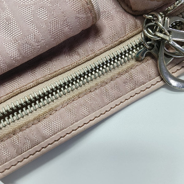 Oblique Canvas Belt Bag Pink